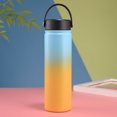 thumbnail image 4 of Wzzjkit Insulated Water Bottles Surf Waves Ocean Beach - Stainless Steel Metal Water Bottle - Reusable for Travel, 4 of 5