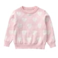 thumbnail image 2 of LSLJS Infant Baby Kids Girls Boys Valentin Heart Print Knit Pullover Sweater Tops, Tddler Sweatshirt, 2 of 4