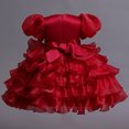 thumbnail image 4 of Robes de Princesse pour Fillettes Robe de Bal d'Anniversaire Manches Bouffantes Robe à Sequins en Tulle + Bandeau, 4 of 4