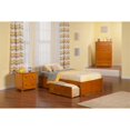 thumbnail image 3 of Atlantic Furniture Concord Twin XL Storage Platform Bed in Caramel, 3 of 6