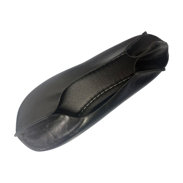 Leather Sandals for Women, Soft Flat Casual Shoes with Split-Toe Design, Plus-Size Spring and Summer Slide