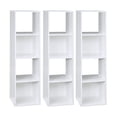 thumbnail image 1 of Closetmaid Home Stackable 4-Cube Cubeicals Organizer Storage, White (3 Pk), 1 of 4