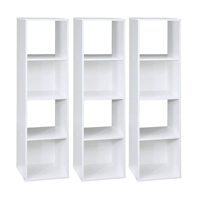 Closetmaid Home Stackable 4-Cube Cubeicals Organizer Storage, White (3 Pk)