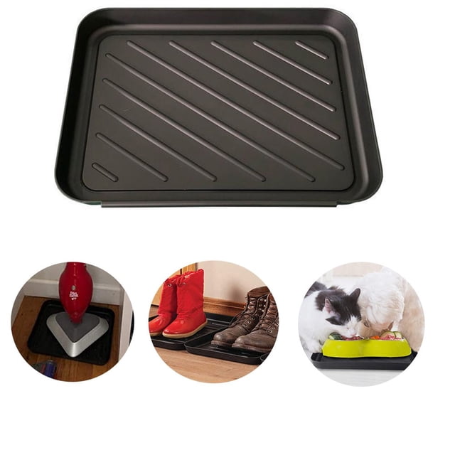 CNKOO Plateau à Bottes Multi-Usage Bol pour Chien Imperméable pour Protection de Sol Intérieur et Extérieur Plateaux à Chaussures Robustes pour l'Alimentation des Animaux Intérieur et Extérieur