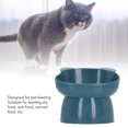 thumbnail image 4 of Raised Cat Food Bowl, PP Slanted High Foot Cat Bowl with Delicate Design, Multipurpose Elevated Pet Bowl Easy to Clean  for Cat Small Dogs, Dishwasher and Microwave Safe, 4 of 8
