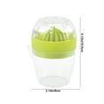 thumbnail image 3 of Manual Lemon Juicer Portable Citrus Squeezer | Handheld Lemon Press with Pulp Separator | Kitchen Small Tool for Juicing Lemons and Limes At Home or Travel, 3 of 6