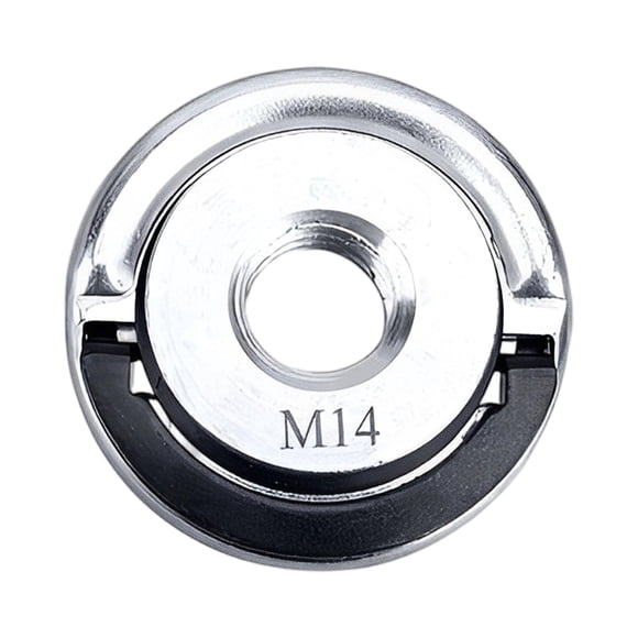 1 Pcs Angle Grinder Tool Flange Nut,1.77 inch Locking Retaining Flange Nut,Quicklock Angle Grinding Flange Nut Quick Release,Easy Install Secure Hold for Replacement & Fixing Cutting Disc,(M14)