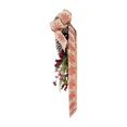 thumbnail image 2 of Haute Decor 18 Inch Outdoor Homespun Holiday Wreath w/ Pinecones, Snowflake, 2 of 6