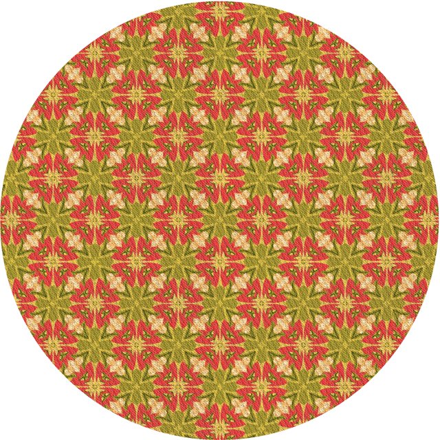 Ahgly Company Tapis d'Intérieur Ronds Transitionnels Jaunes Lavables à la Machine, 4 Pieds Rond