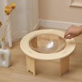 thumbnail image 4 of Space Capsule Cat Bed Activity Centre Solid Wood Stand Durable Sleeping Nest S, 4 of 8