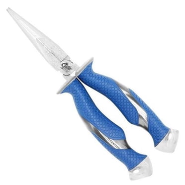 Cuda Brand Produits de Pêche 18828 Pinces en Titane - 8.75 Po Aiguille Nez