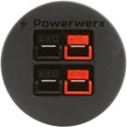 thumbnail image 1 of Powerwerx PanelPole2, Boîtier de Montage pour Deux Connecteurs Powerpole Anderson avec Couvercle Étanche, 1 of 1