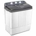 thumbnail image 1 of Gymax Portable Washing Machine Compact Twin Tub 20 lbs Capacity Washer Spinner, 1 of 10