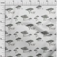 thumbnail image 2 of oneOone Georgette Viscose Fabric Tree & Animals Ikat Printed Fabric 1 Yard 42 Inch Wide, 2 of 4