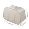 thumbnail image 3 of TACILIP Closet Organizers and Storage, Shoulder Type Large-capacity Dirty Clothes Basket Border Foldable Laundry Basket Thickened Cloth Dirty Clothes Basket Breathable Storage Basket, 3 of 6