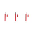 thumbnail image 1 of Ruiboury Premium Golf Club Iron Groove Sharpener Effective Cleaning Tool Red 11x1.2cm 3Set, 1 of 6
