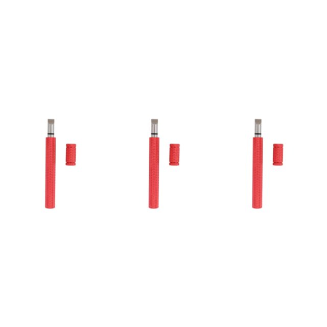 Ruiboury Premium Golf Club Iron Groove Sharpener Effective Cleaning Tool Red 11x1.2cm 3Set