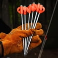 thumbnail image 2 of Screw In Tent Stakes Newest Tent Stakes Ground In Glow Tent Camping Stakes Hex Tent Stakes Metal Tent For Camping Garden Camping Cooking Winter Car Gear for Camping Cool Camping Camping Gears Compact, 2 of 4