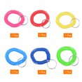 thumbnail image 3 of Unique Bargains 22mm Spiral Keychain, 6 Pack Plastic Wrist Coil Stretchable Key Holder, 3 of 5