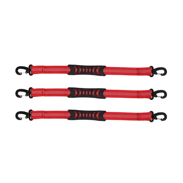 3 Pcs Laisse de Patin à Roulettes en Nylon, Sangle de Transport pour Bottes de Ski, Sangle de Transport pour Chaussures de Patin Rouge