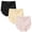 basic, variant on INNERSY Seamless High Waist Briefs Underwear for Women Soft No Show Panties 3 Pack(M,Brown)