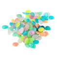 thumbnail image 1 of TIELUTT 1CM Small Luminous Stone Fish Tank Garden Fluorescent Micro Border Stone Edging Yard and Garden Items Terrarium Rocks Stepping Stone round 12 Decorative Stepping Stones for Landscaping, 1 of 4