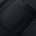 thumbnail image 3 of Dagugfen Work Tops for Men Button Lapel V Neck Pullover Loose Long Sleeve Shirts Fall Clothes Trendy, 3 of 4