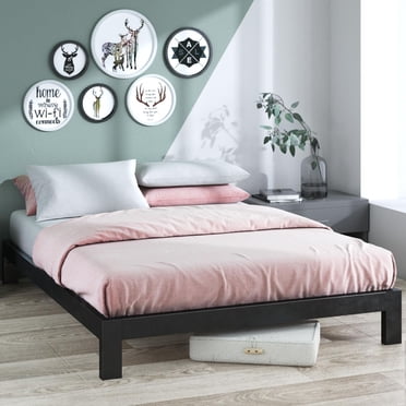 Zinus Arnav Twin 10 inch Heavy Duty Metal Platform Bed Frame, Low Profile Modern Minimalist Steel Mattress Foundation, No Box Spring Needed, Black