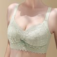 thumbnail image 2 of Timegard Wireless Bras for Women Lace Bowtie Full Coverage Adjustable Strap Comfortable Everyday Bras, 2 of 4