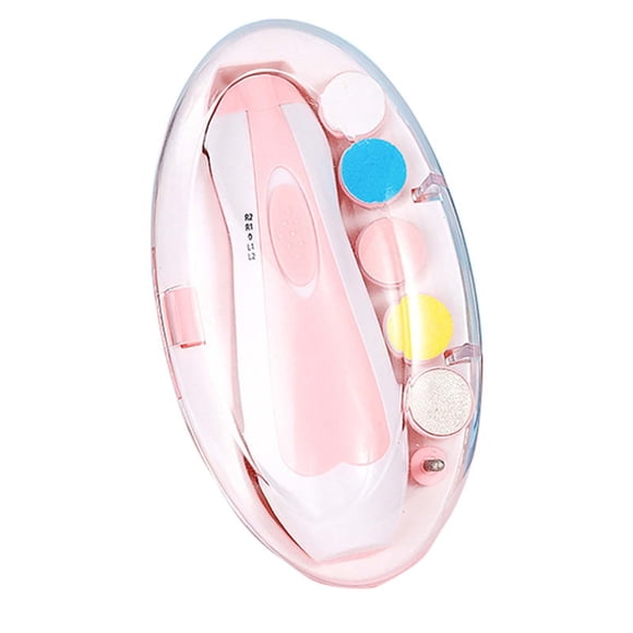 EGNMCR Baby Nail Electric, Baby Nail Clippers Safe Baby Nail File Kit With Extra 5 Replacement Pads, Trim Polish Grooming Kit For Newborn Infant Toddler Or Adu Nail sharpener