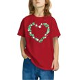 thumbnail image 2 of FAIWAD Hauts pour Enfants pour la Saint-Patrick Manches Courtes Col Rond Ample Confortable Chandail Garçons Filles T-Shirts Imprimés Mignons, 2 of 4