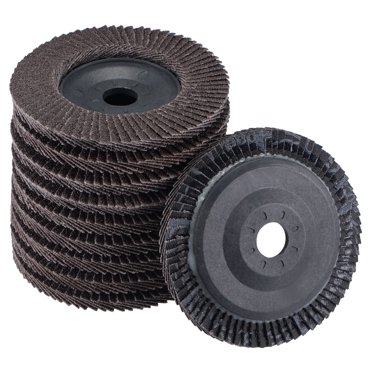 Unique Bargains 4 Inch Flap Disc 80 Grit Sanding Grinding Wheels Silicon Carbide Abrasive 10 Pack