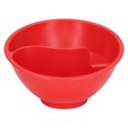 thumbnail image 3 of Cereal Separated Bowl, Safe Strong Grip Stackable  Separated Snack Bowl Large Capacity  For Salad For Camping Trip For Party For Ketchup Red, 3 of 8
