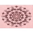 thumbnail image 1 of Ahgly Company Machine Washable Indoor Rectangle Transitional Indian Red Area Rugs, 6' x 9', 1 of 7