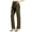 Army Green, variant on Pisexur Dress Pants Women Stretchy Straight Leg Women's Pants Casual Business Slacks for Women with Pockets solid Color Elastic Waist Button Pants for Women S-2XL Black
