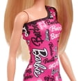 thumbnail image 4 of Barbie Poupée mode avec cheveux blonds lissés, robe rose, chaussures, 4 of 6