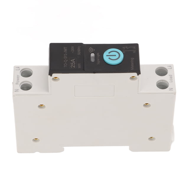 Smart Wifi Din Rail Switch, Din Rail Circuit Breaker Smart Switch, Mobile Phone Remote Control with 3 Timing Modes Function Suitable for Clever Household Appliances