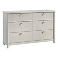 thumbnail image 1 of Bowery Hill 6-Drawer Engineered Wood Dresser in Glacier Oak Finish, 1 of 11