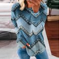 thumbnail image 1 of 2023 Sweat à Capuche Surdimensionné pour Femmes Col Rond Mode Décontractée Manches Longues Imprimé Chandail en Molleton Hauts Blouse Costumes Halloween/noël 50 % de Réduction Liquidation, 1 of 5