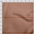 thumbnail image 3 of oneOone Silk Tabby Rust Brown Fabric Stripes Sewing Craft Projects Fabric Prints By Yard 42 Inch Wide, 3 of 4