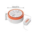 thumbnail image 2 of EGNMCR Portable Washing Machine,USB Powered 3 Timing Modes Mini Turbo Washing Machine And Dishwasher, Suitable For Travel,Business Trip,Home,Fruit Cleaning And Dish Wa a washer, 2 of 5