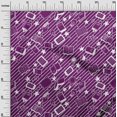 thumbnail image 3 of oneOone Cotton Poplin Purple Fabric Kids Craft Projects Decor Fabric Printed By The Yard 56 Inch Wide, 3 of 4