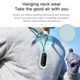 thumbnail image 2 of Compact Portable Neck-hangs Negative Ion Generator Professional Air Purifier Mini Purifying Machine, 2 of 8