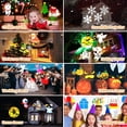 thumbnail image 3 of Christmas Projector Lights  (12 Pattern ) LED Snowflakes  Landscape Lamp Bright Indoor Outdoor Waterproof Lighting for Halloween  Christmas  Holiday  Party  Birthday Remote control includ, 3 of 13