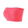 thumbnail image 3 of XZNGL Womens Stretch Strapless Bra,Summer Bandeau Bra,Plus Size Strapless Bra,Comfort Wireless Bra, 3 of 8