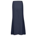 thumbnail image 4 of GPOECD Linen Maxi Skirts For Women Summer Comfortable Drawstring Waist A Line Boho Long Flowy Skirt, 4 of 7