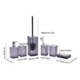 thumbnail image 3 of Bath Deals!Bathroom Accessories Set Complete,Boho Bath Ensemble Decorative Countertop and Housewarming Gift,6 Piece Bathroom Accessory Set with Soap Dispenser Pump Toothbrush Tumbler and Soap Dish, 3 of 8