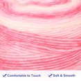 thumbnail image 3 of Unique Bargains Gradient Cake Cotton Acrylic Wool Mixed Pink Yarn, 300g, 3 Pack, 3 of 8