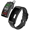 thumbnail image 1 of Bracelet Intelligent avec Écouteurs Intégrés - Écran Tactile, Étanche, Connectivité Sans Fil, Lecture de Musique, Suivi des Pas, 1 of 11