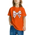 thumbnail image 4 of RXIRUCGD Tout-Petits Enfants Garçons Filles T-shirt à Imprimé d'Halloween Mode Mignon Col Rond Imprimé Manches Courtes Haut ( Orange, Taille : 7 Ans ), 4 of 4